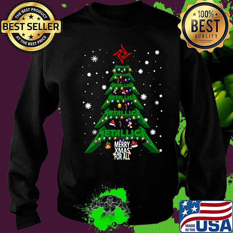 Christmas tree metallica me xmas for all s Sweater Christmas tree metallica me xmas for all s Sweater