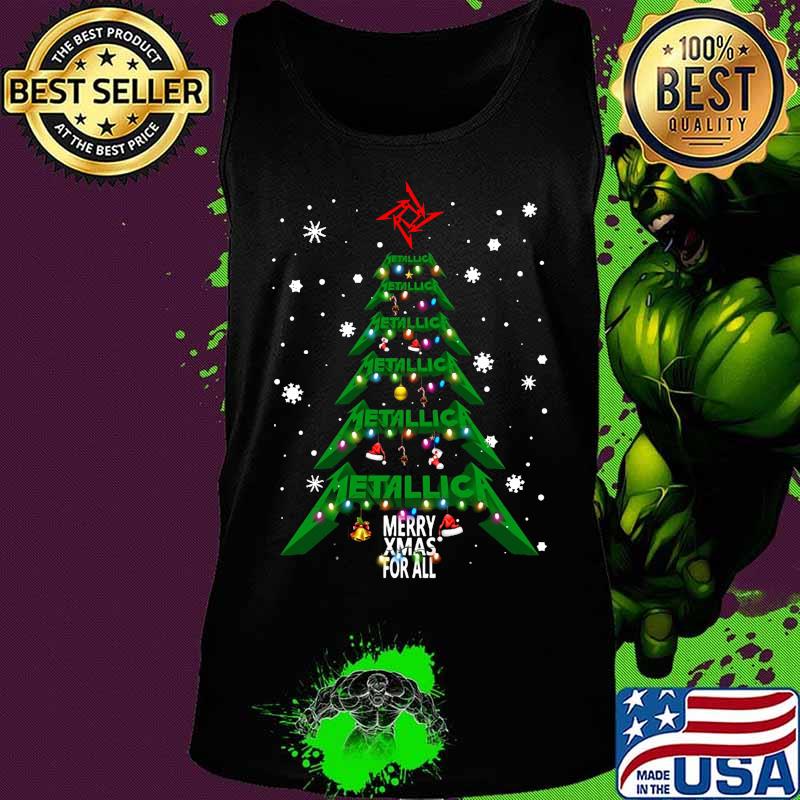 Christmas tree metallica me xmas for all s Tank top Christmas tree metallica me xmas for all s Tank top