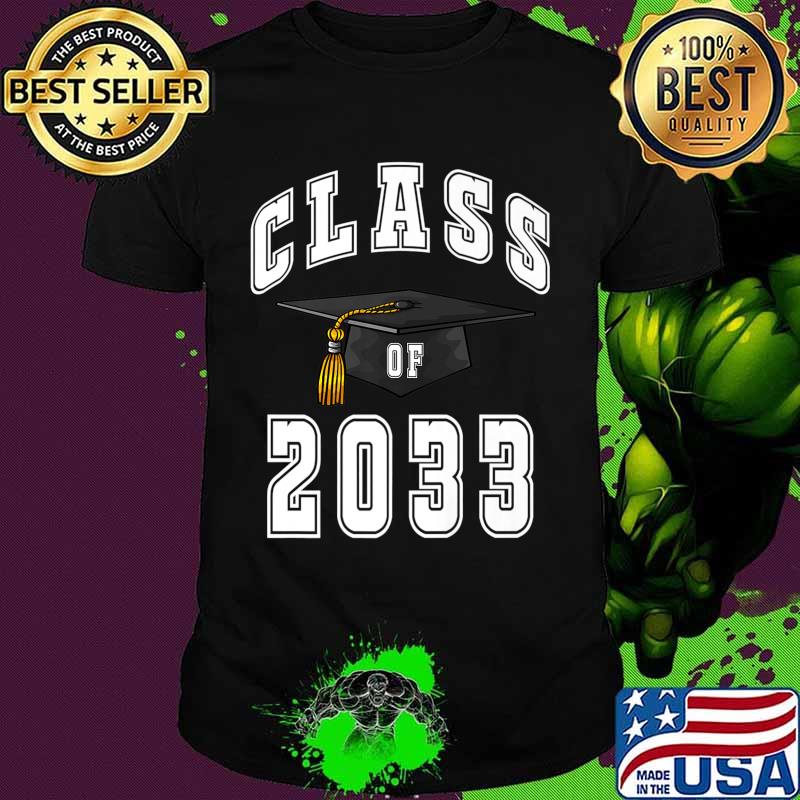 Class of 2033 Grow With Me School First Day Back to School Premium T-Shirt