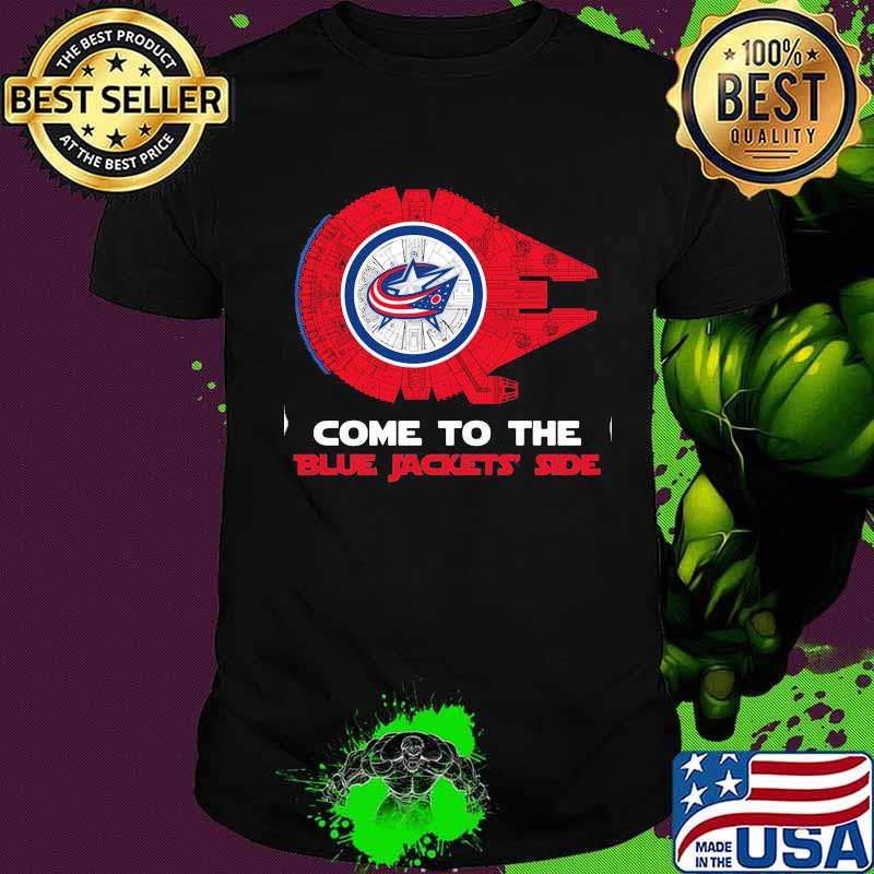 Come to the columbus blue jackets side shirt