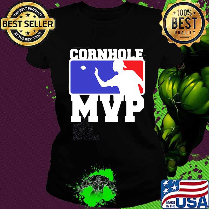 Cornhole mvp baseball logo s Ladies tee Cornhole mvp baseball logo s Ladies tee