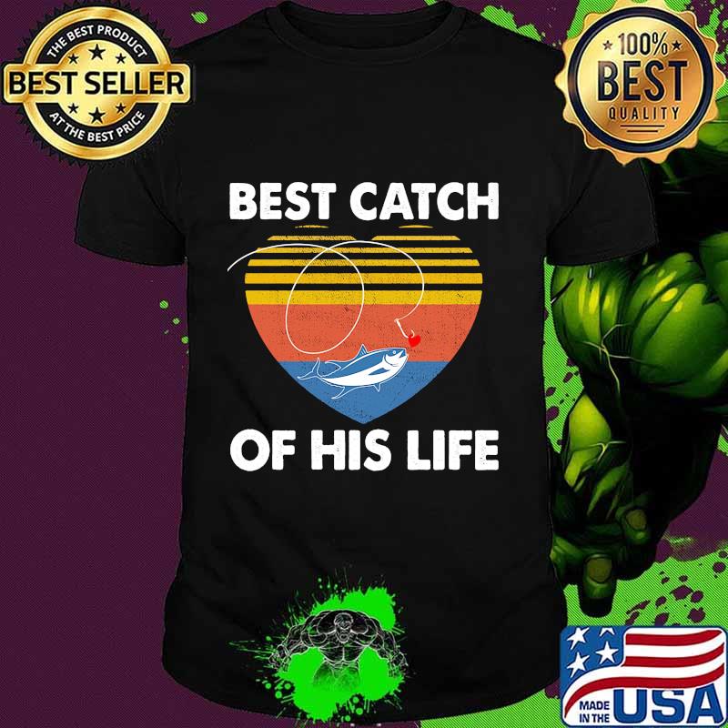 Couple Fishing Best catch of this life vintage retro shirt