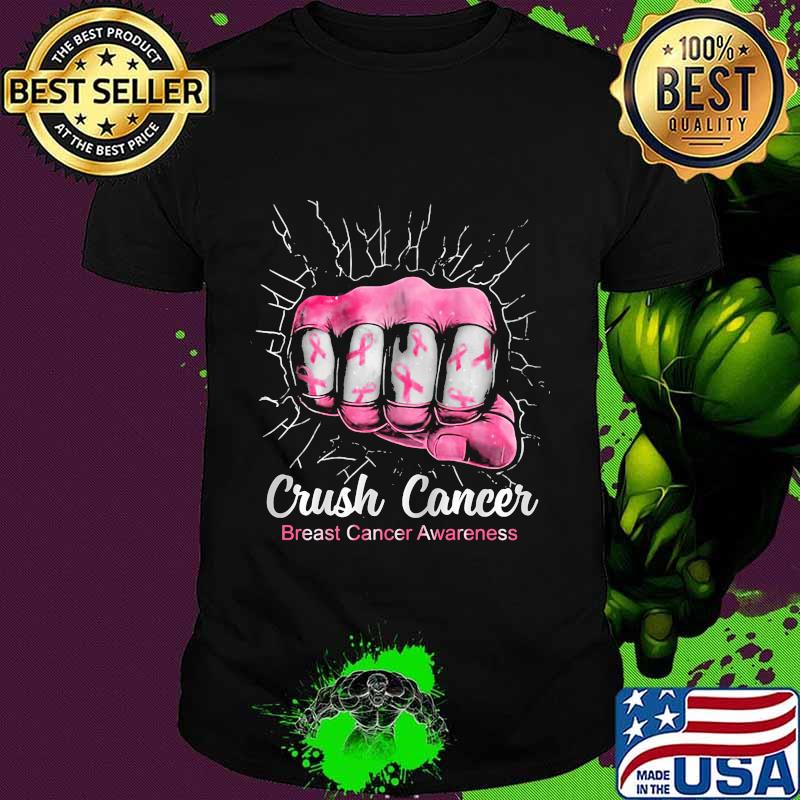 Crush cancer breast cancer awareness shirt