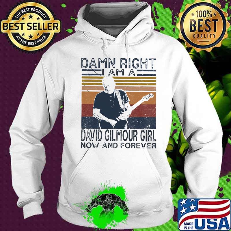 Damn right i am a david gilmour girl fan now and forever vintage retro s Hoodie Damn right i am a david gilmour girl fan now and forever vintage retro s Hoodie