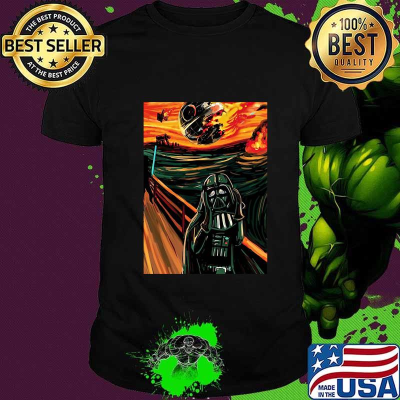 Darth vader scream star wars art shirt