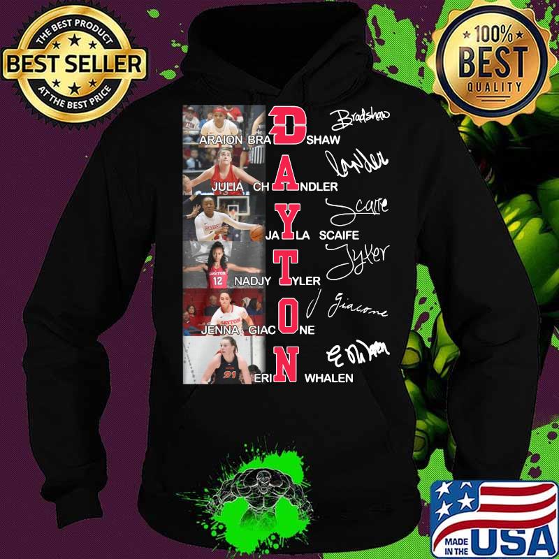 Dayton flyers women's basketball players signatures s Hoodie Dayton flyers women's basketball players signatures s Hoodie