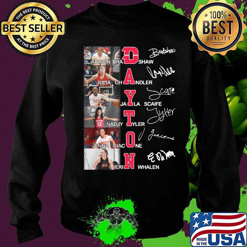 Dayton flyers women's basketball players signatures s Sweater Dayton flyers women's basketball players signatures s Sweater