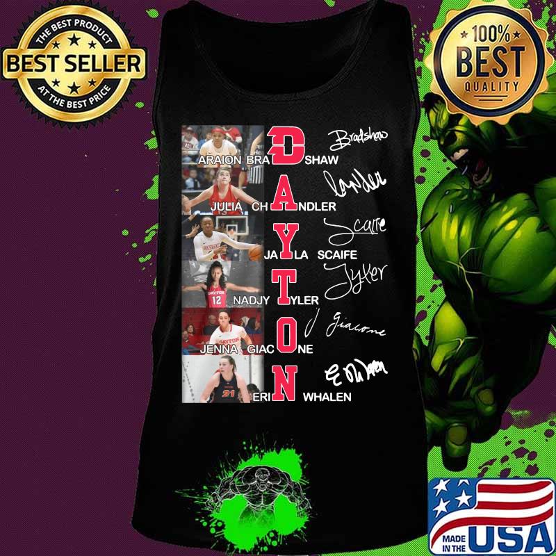 Dayton flyers women's basketball players signatures s Tank top Dayton flyers women's basketball players signatures s Tank top