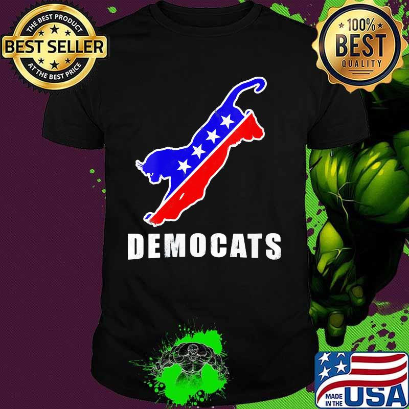 Democats American Flag Cat Shirt