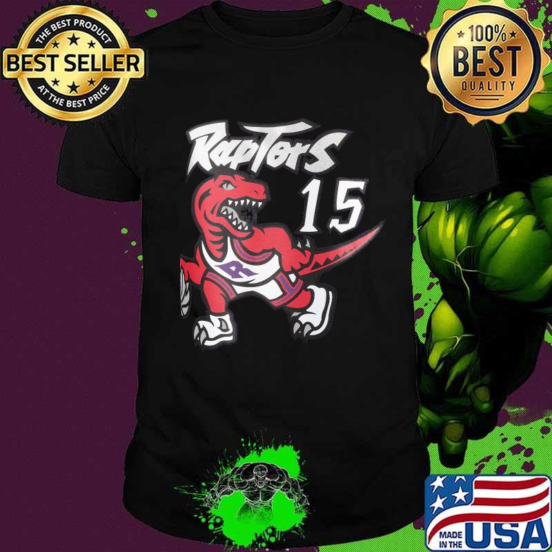 Dinosaur nba toronto raptors 15# vince carter shirt