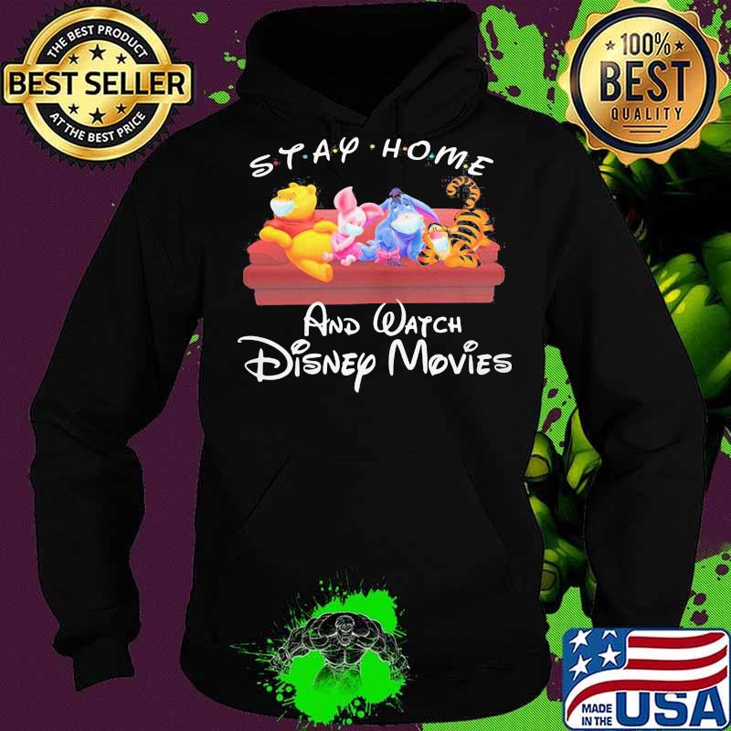 Disney cartoon characters mask sitting sofa tray home and watch disney movies s Hoodie Disney cartoon characters mask sitting sofa tray home and watch disney movies s Hoodie