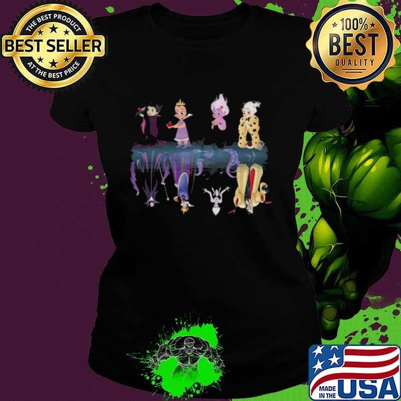 Disney cruella de vil water reflection s Ladies tee Disney cruella de vil water reflection s Ladies tee