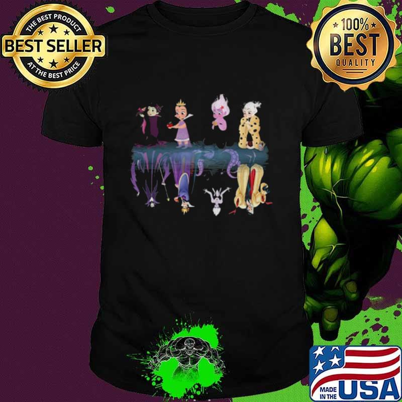 Disney cruella de vil water reflection shirt