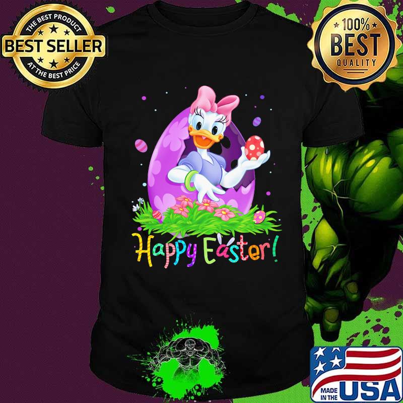 Disney daisy duck happy easter flower shirt