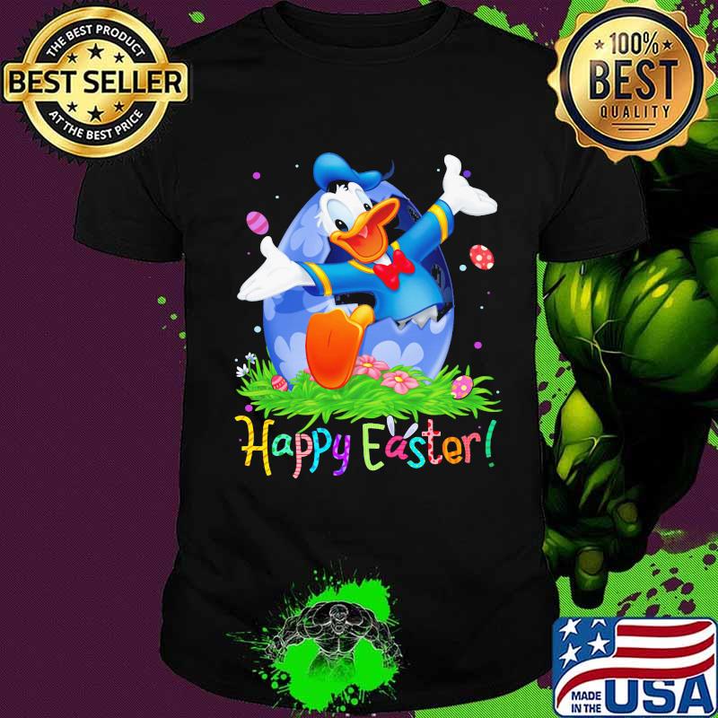 Disney donald duck happy easter flower shirt