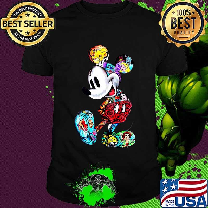 Disney mickey mouse art shirt
