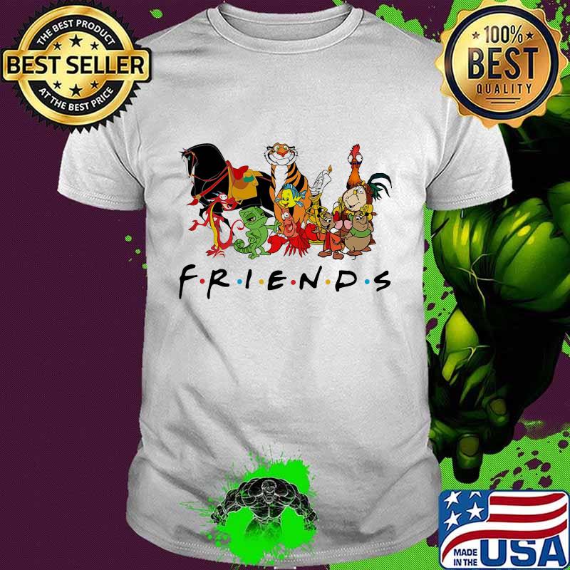 Disney mulan cartoon characters friends shirt