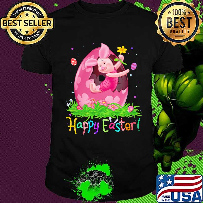 Disney piglet happy easter flower shirt