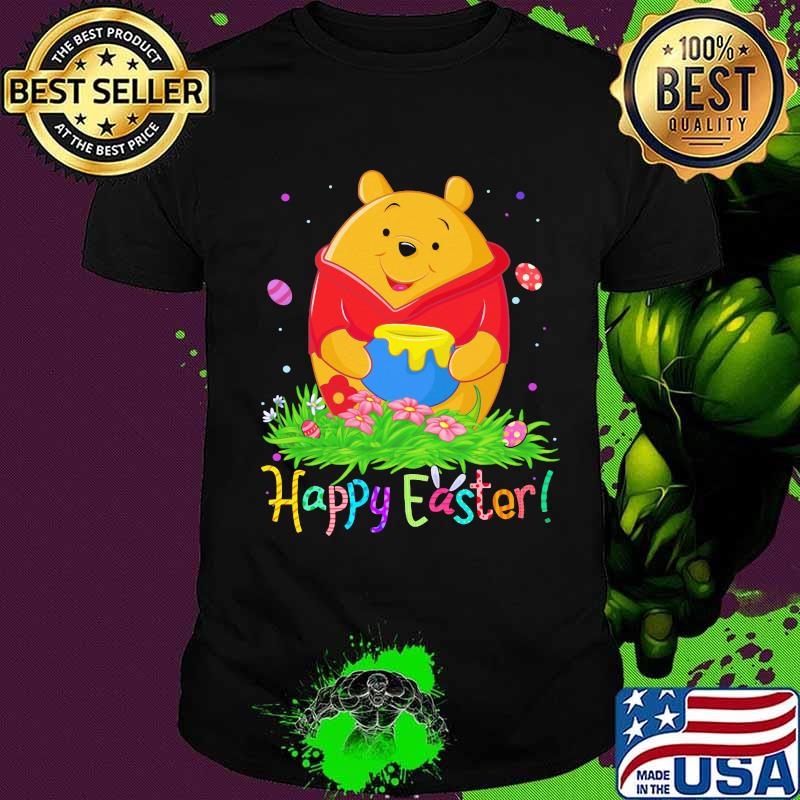 Disney pooh happy easter flower shirt
