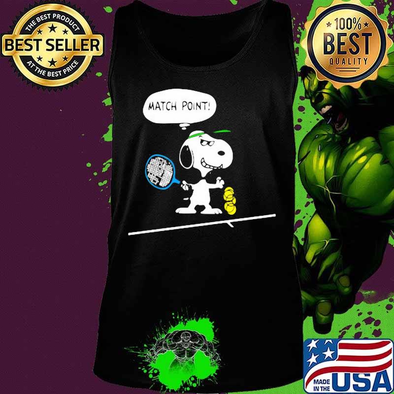 Disney snoopy playing badminton match point s Tank top Disney snoopy playing badminton match point s Tank top