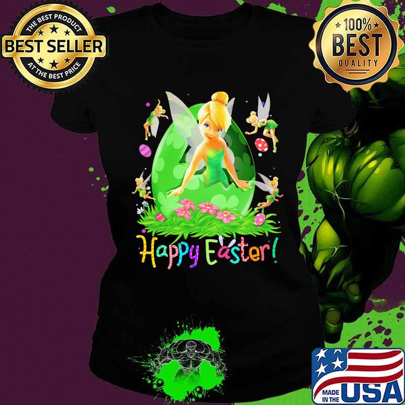 Disney tinkerbell happy easter flower s Ladies tee Disney tinkerbell happy easter flower s Ladies tee