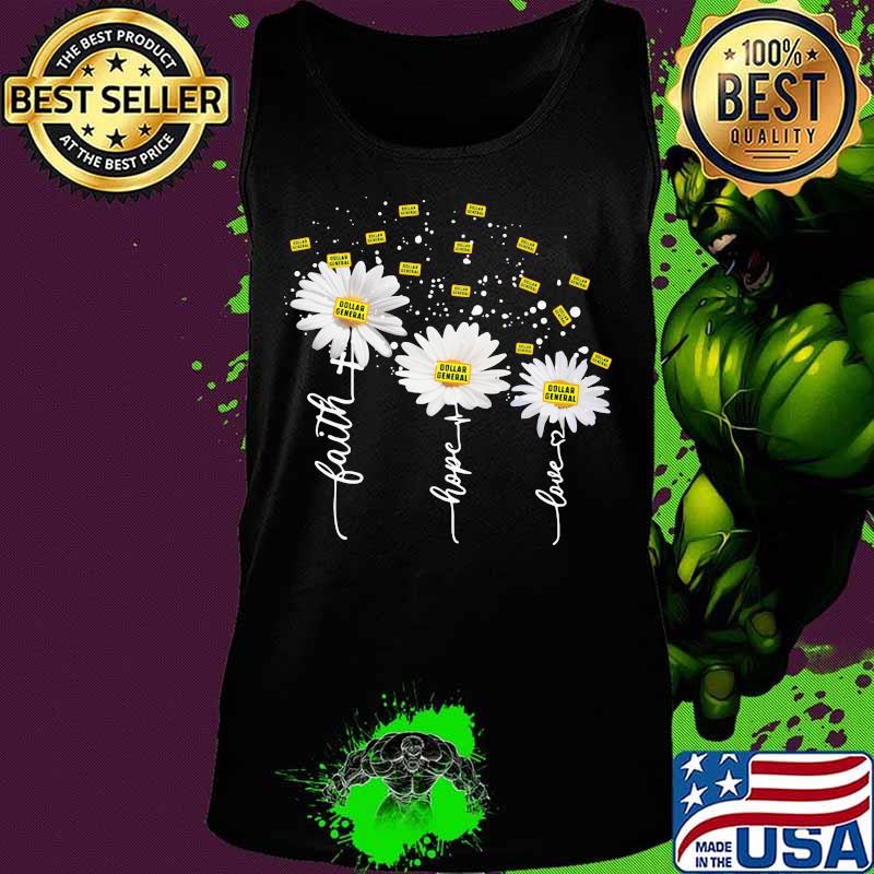 Dollar general faith hope love flower s Tank top Dollar general faith hope love flower s Tank top