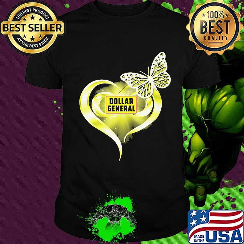 Dollar general heart butterfly shirt