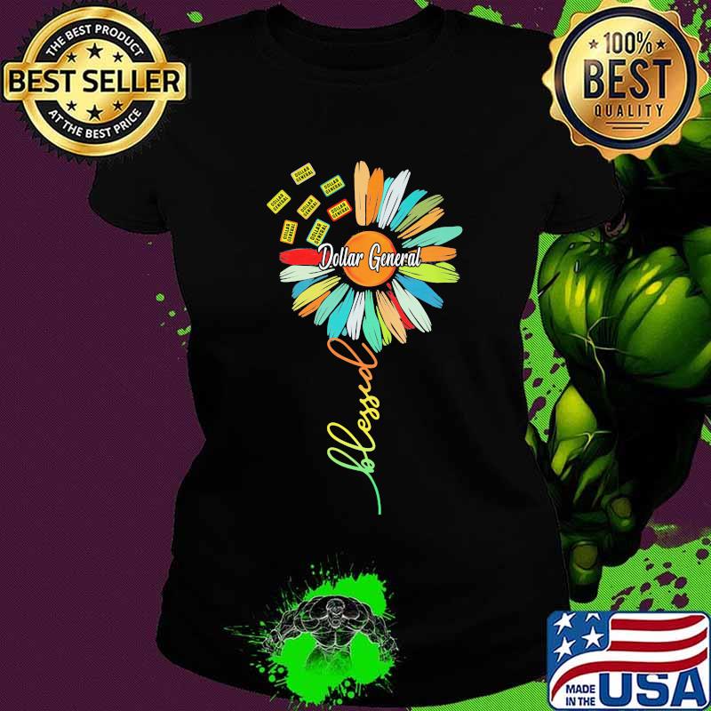 Dollar general sunflower blessed s Ladies tee Dollar general sunflower blessed s Ladies tee