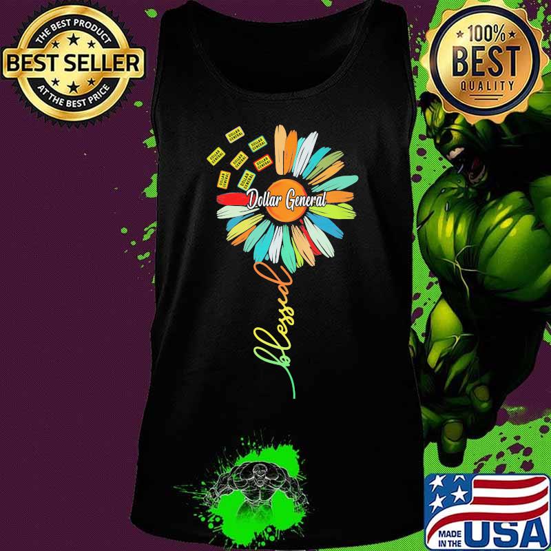 Dollar general sunflower blessed s Tank top Dollar general sunflower blessed s Tank top