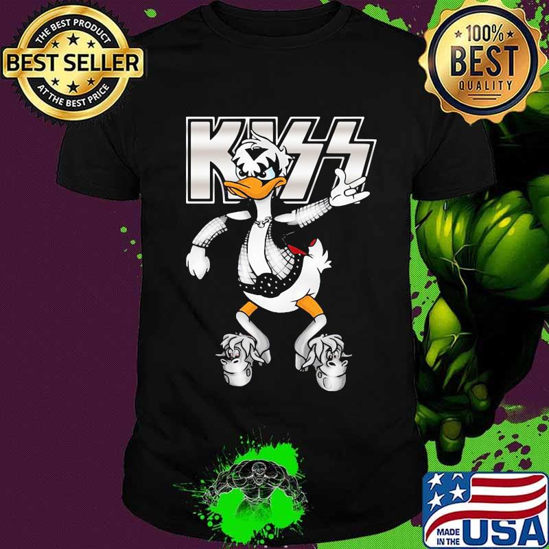 Donald duck kiss band shirt