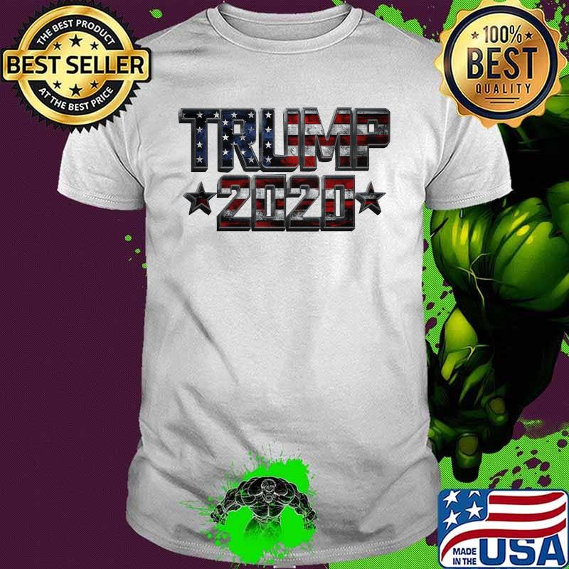 Donald trump 2020 american flag independence day shirt