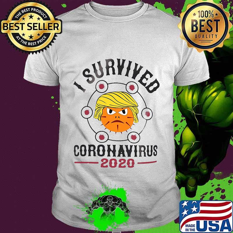 Donald trump cat i survived coronavirus 2020 shirt