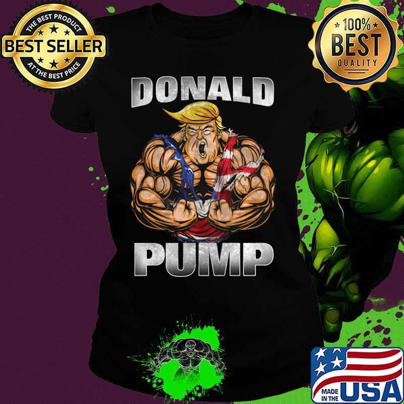 Donald trump pump american flag independence day s Ladies tee Donald trump pump american flag independence day s Ladies tee