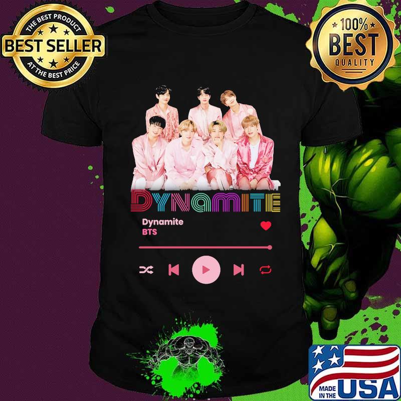 Dynamite bts band music shirt