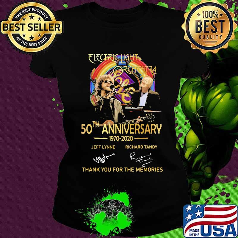 Electric light orchestra logo 50th anniversary 1970- 2020 s Ladies tee Electric light orchestra logo 50th anniversary 1970- 2020 s Ladies tee