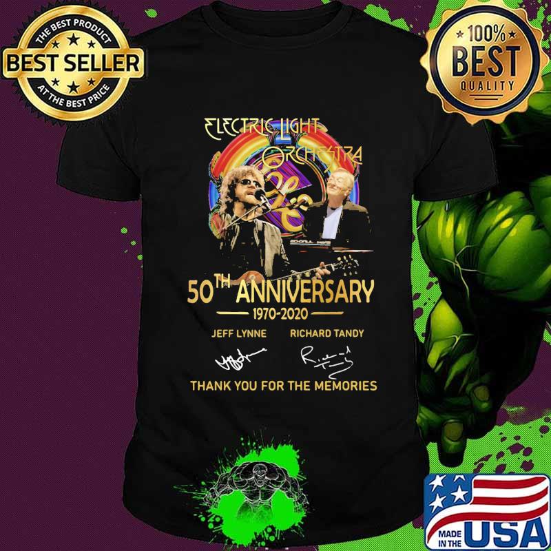 Electric light orchestra logo 50th anniversary 1970- 2020 shirt