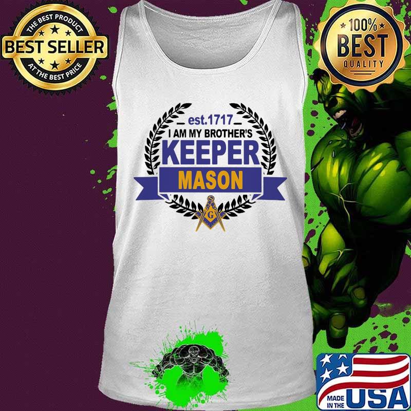 Est 1717 i am my brother's keeper mason s Tank top Est 1717 i am my brother's keeper mason s Tank top