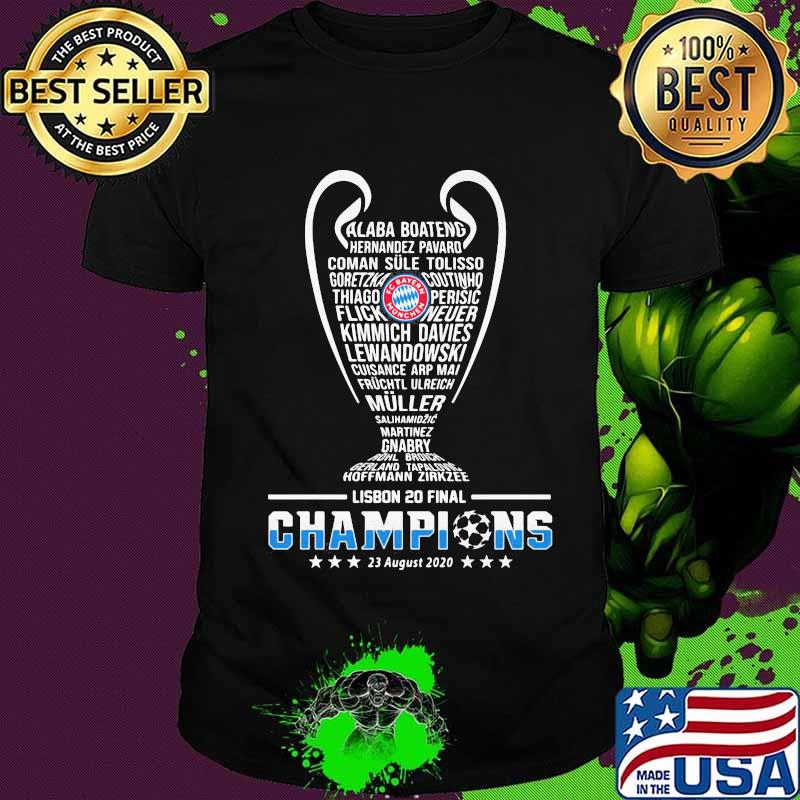 Fc bayern munchen lisbon 20 final champions stars shirt