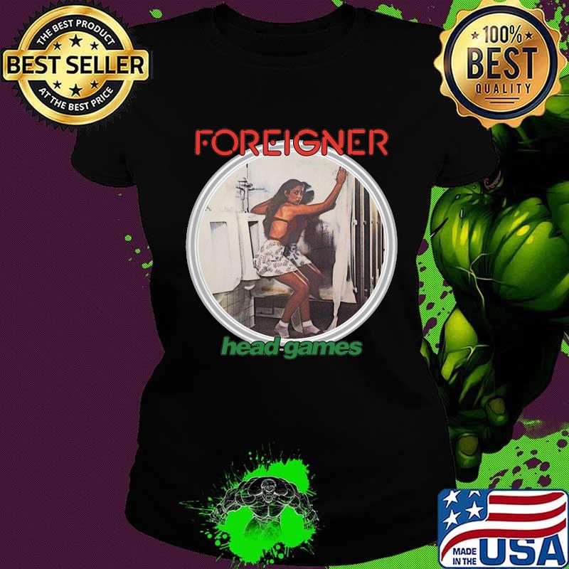 Foreigner band head games s Ladies tee Foreigner band head games s Ladies tee