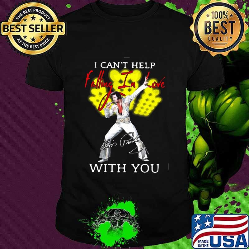 Freddie mercury i can't help falling in love with you signature shirt