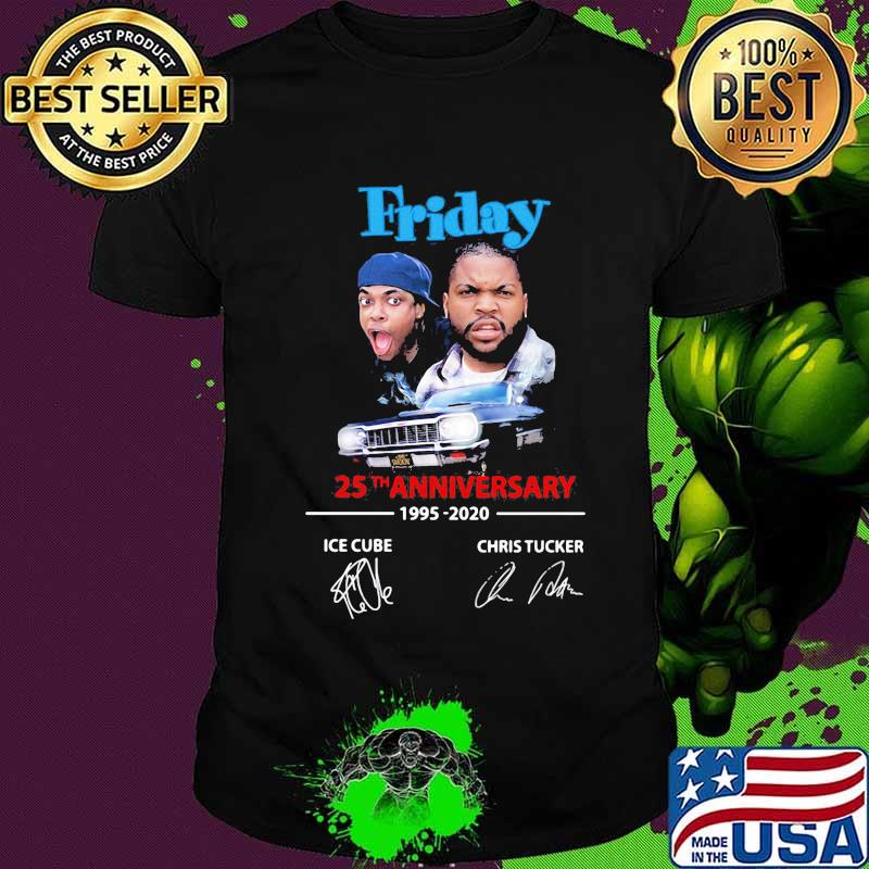 Friday 25th anniversary 1995 2020 signatures shirt