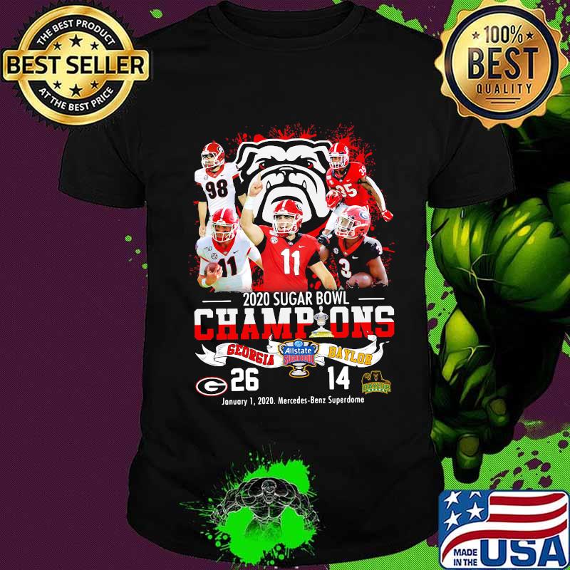 Georgia bulldogs 2020 sugar bowl champions shirt