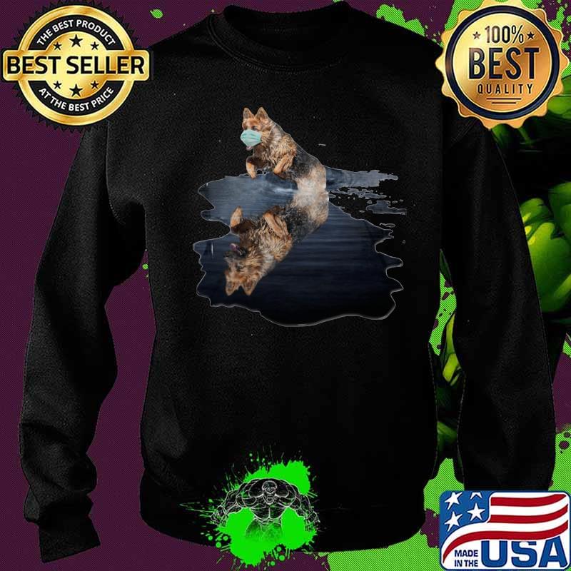 German shepherd dog mask water reflection s Sweater German shepherd dog mask water reflection s Sweater