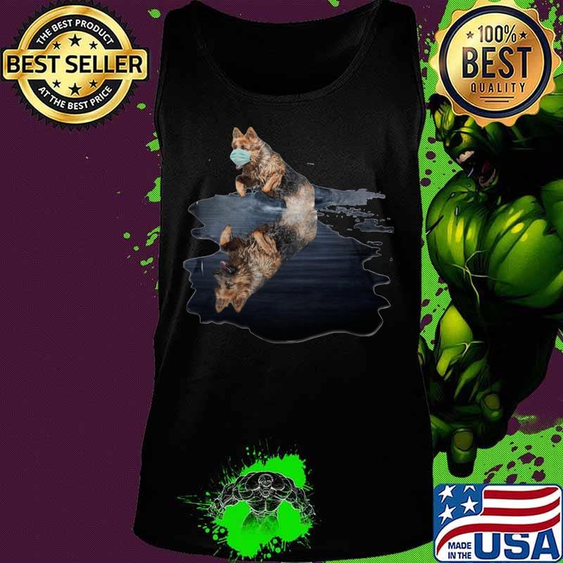 German shepherd dog mask water reflection s Tank top German shepherd dog mask water reflection s Tank top