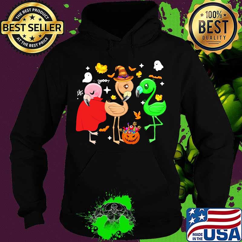 GHOST BOOO FLAMINGOS PUMPKIN HALLOWEEN SHIRT Hoodie GHOST BOOO FLAMINGOS PUMPKIN HALLOWEEN SHIRT Hoodie