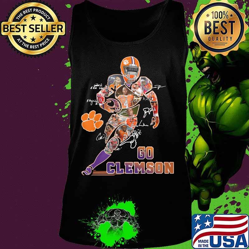 Go clemson tigers football players signatures s Tank top Go clemson tigers football players signatures s Tank top