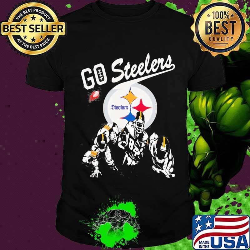 Go pittsburgh steelers logo players shirt