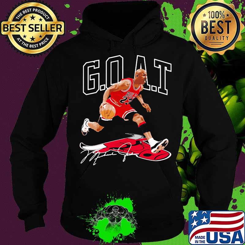 Goat michael jordan chicago bulls basketball signature s Hoodie Goat michael jordan chicago bulls basketball signature s Hoodie