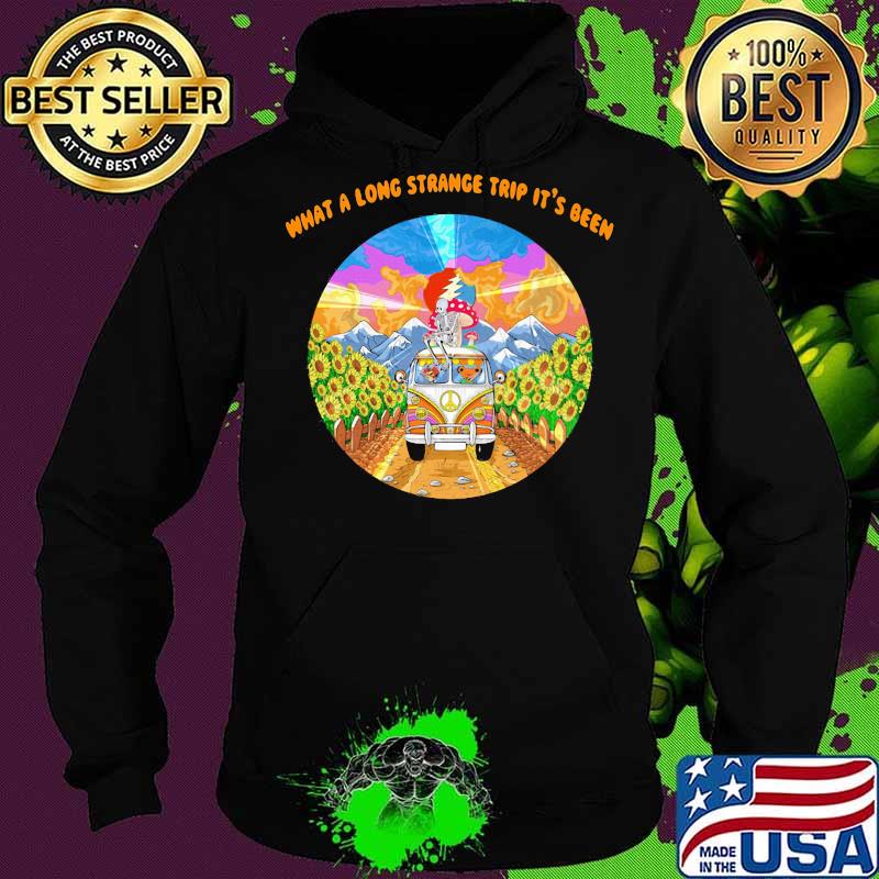 Grateful dead bus what a long strange trip it's been sunflowers s Hoodie Grateful dead bus what a long strange trip it's been sunflowers s Hoodie