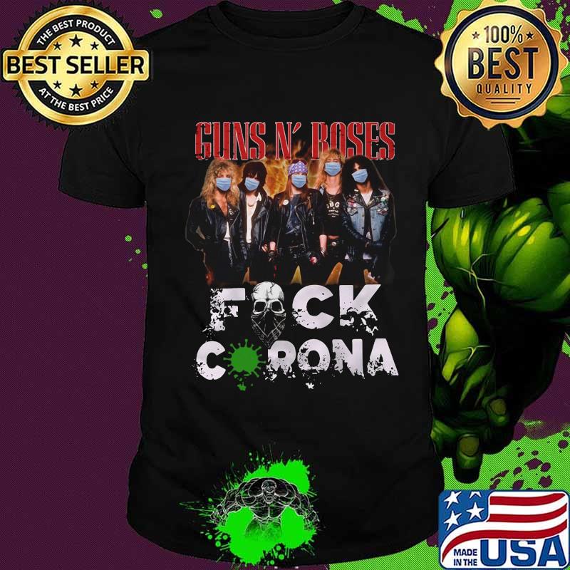 Guns n rose mask fuck coronavirus shirt Guns n rose mask fuck coronavirus shirt